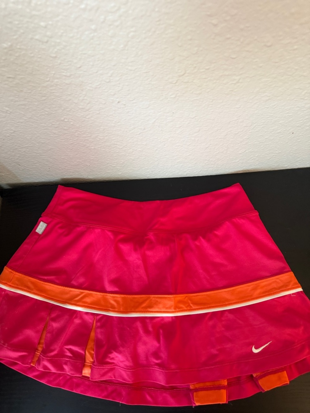 Nike Hot Pink Skort with Orange Trim